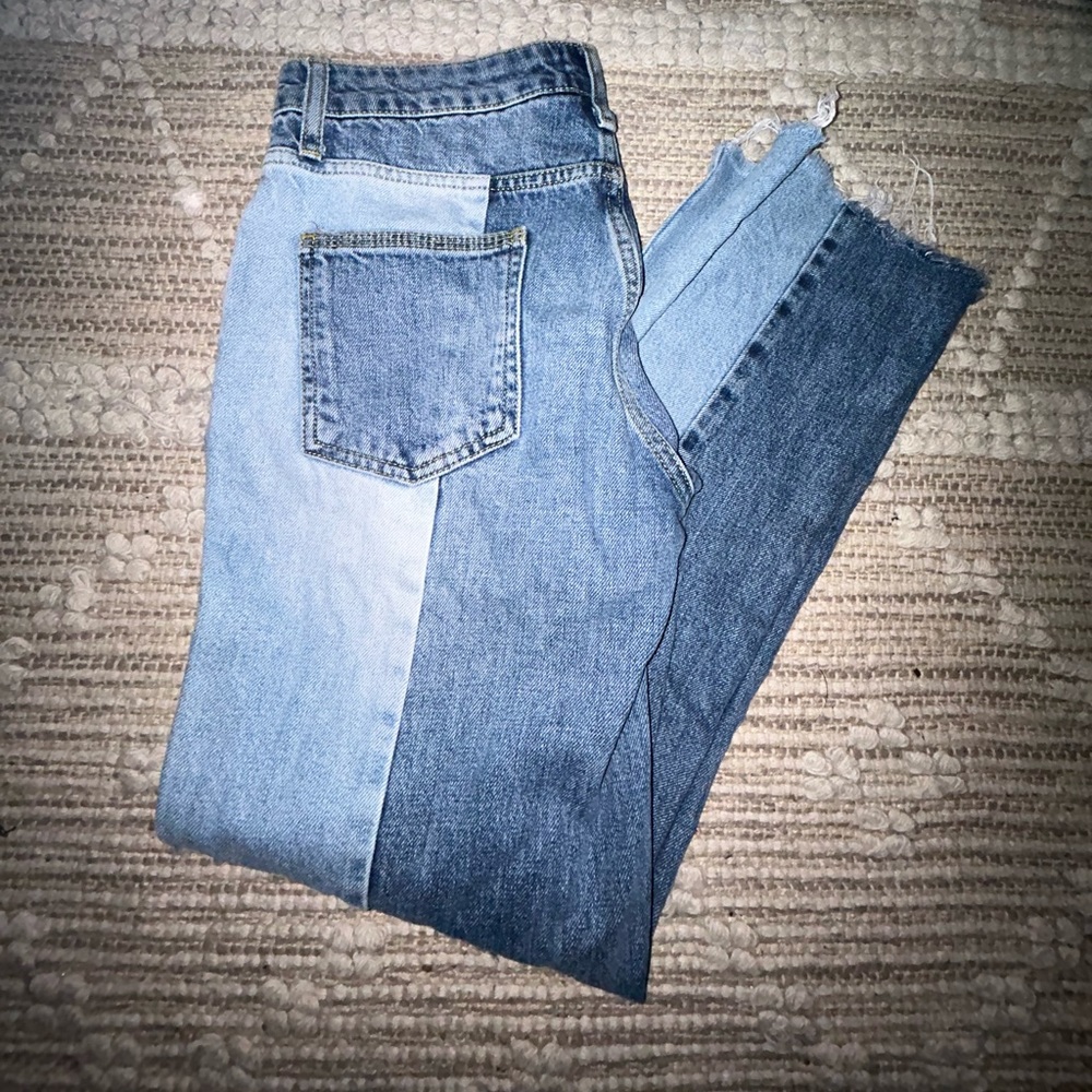 Two toned jeans